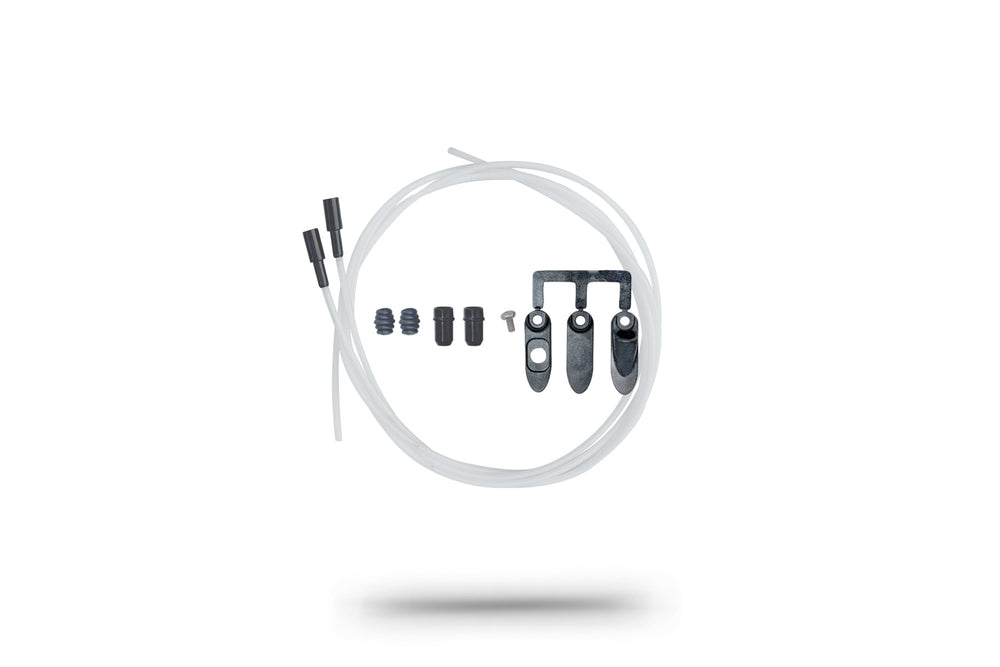 Mechanical Shifting Kit for Pre-2025 Scylon Models, alternate view with all included parts shown. Original TIME OEM Parts