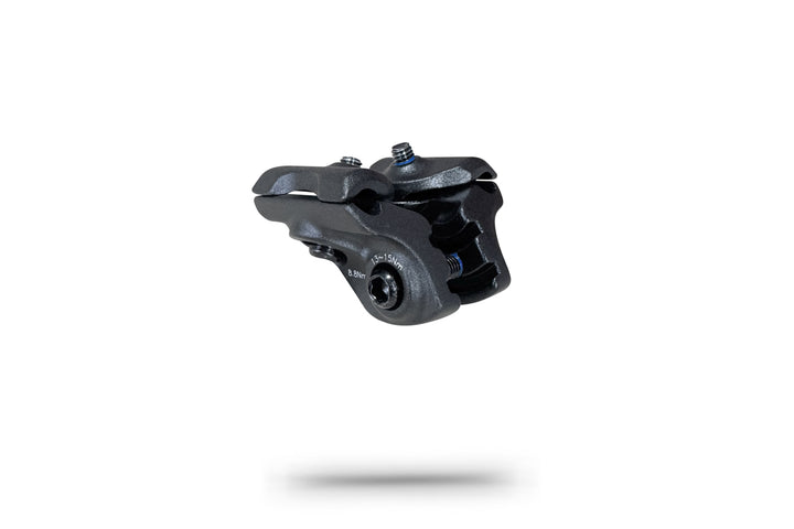 Black alloy seatpost head assembly with multiple adjustments for newer SCYLON seatposts and NXR seatposts TIME Oem replacement part